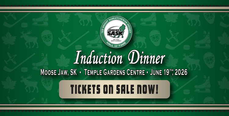 Tickets on Sale for 2026 Ted Knight Saskatchewan Hockey Hall of Fame Induction Dinner